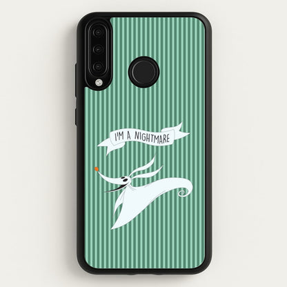 Stripey I'm A Nightmare Huawei P30 Lite Case