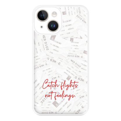 Catch Flights Not Feelings Collage iPhone 14 Case