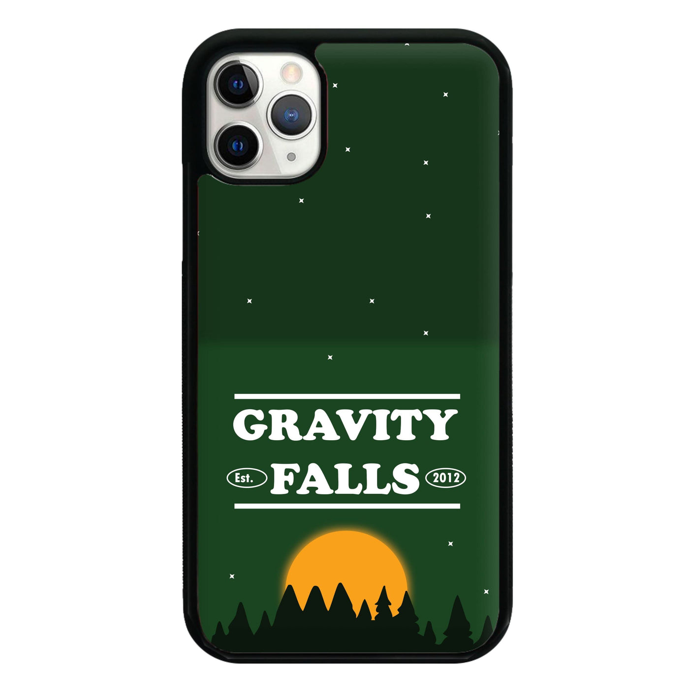 Green Forest Sunset  Phone Case