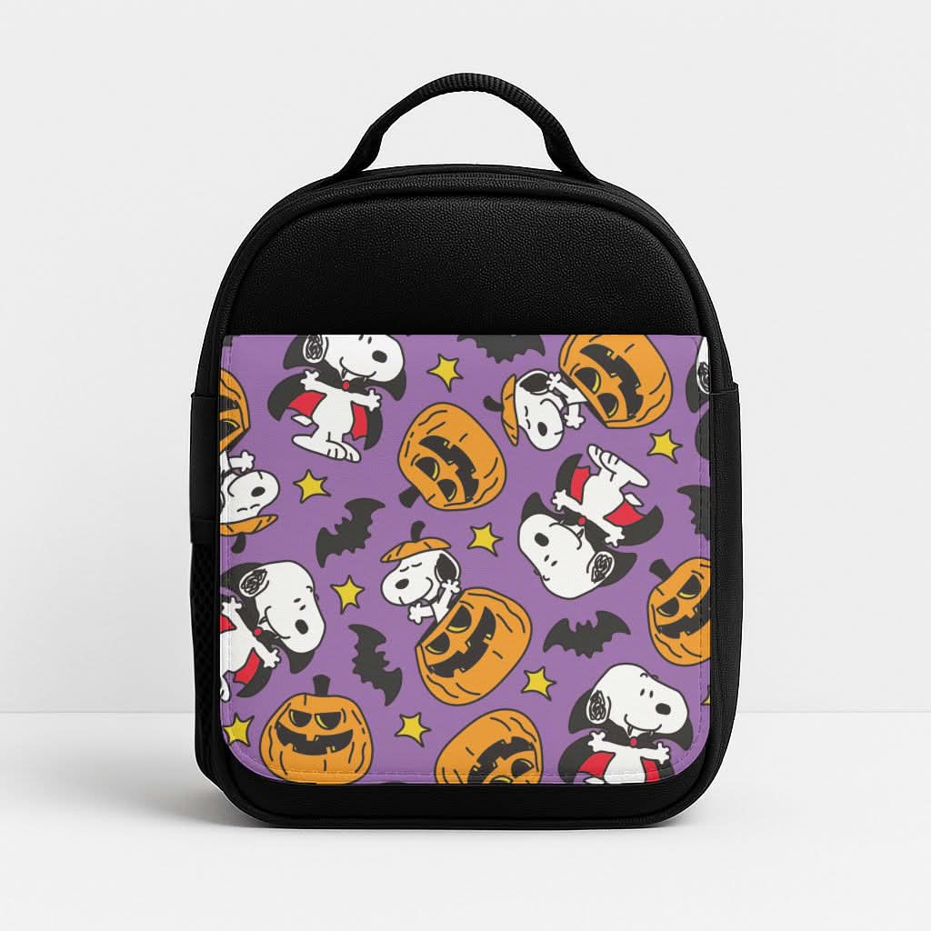 Cartoon Beagle Halloween Pattern Lunchbox