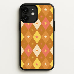 Retro Christmas Argyle Pattern iPhone 11 Case