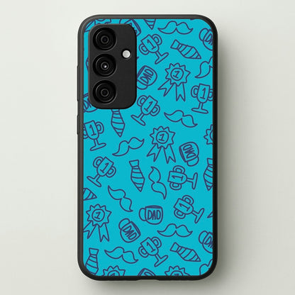 Dad Doodles Pattern Galaxy A35 Case
