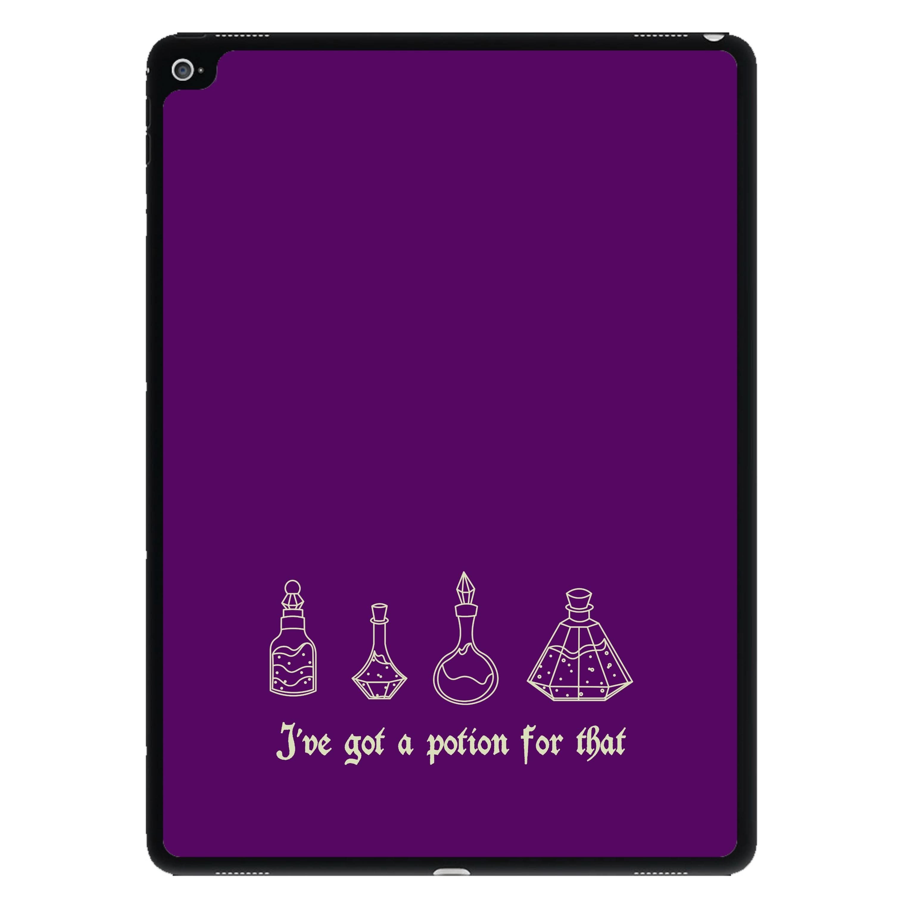 I've Got A Potion For You Dark Pink iPad Case