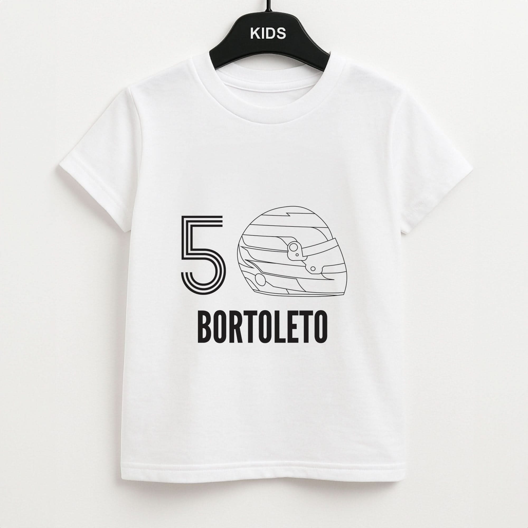 Bortoleto Helmet 2026 Kids Unisex T-Shirt