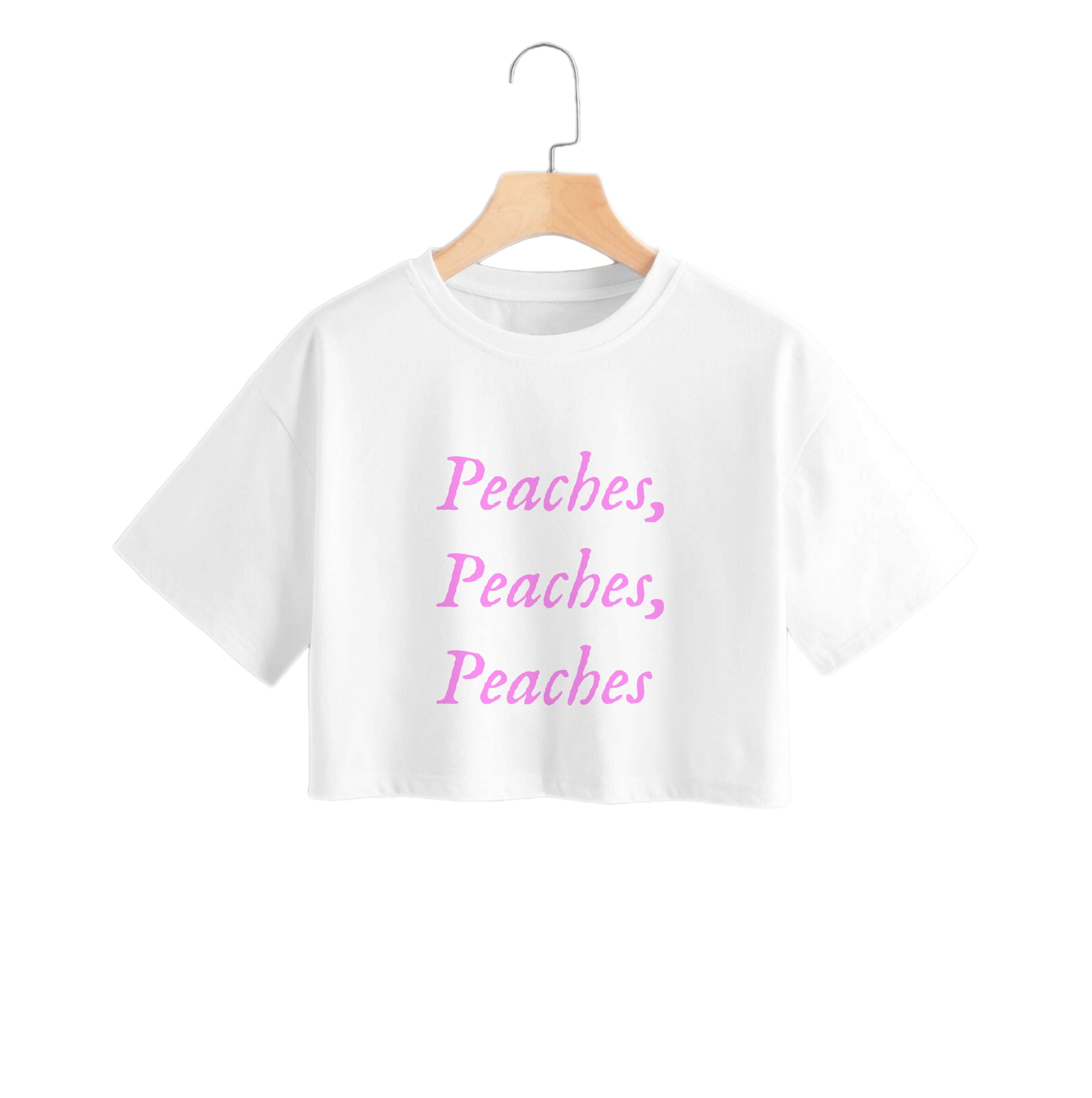 Peaches , Peaches , Peaches Crop Top