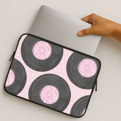 Thrifted Vinyl Polka Pattern MacBook Cover
