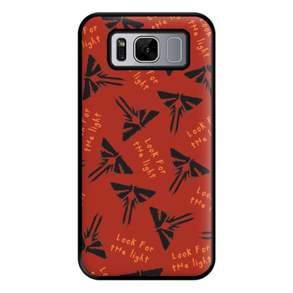 Look For The Light Firefly Pattern Galaxy S8 Case
