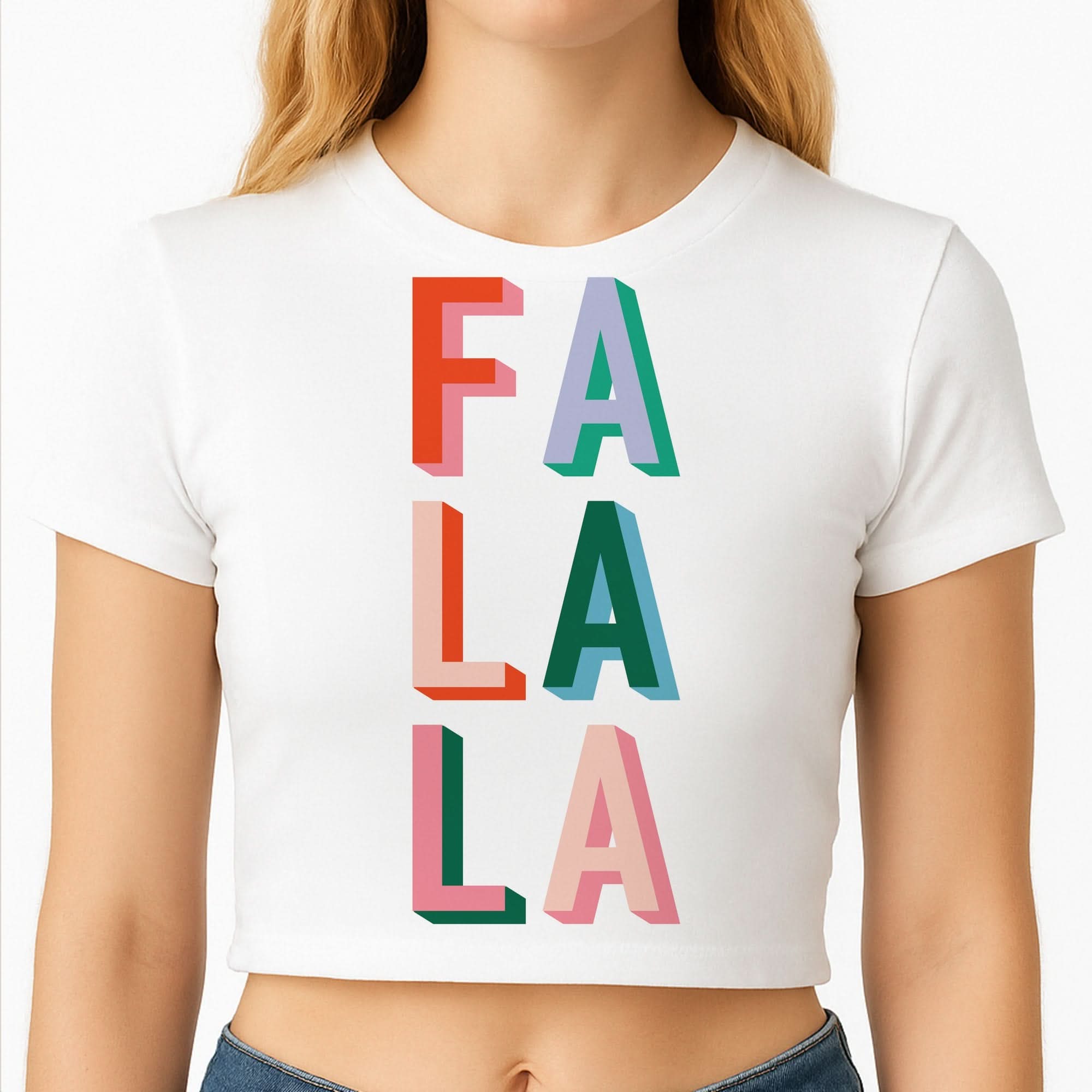 Colourful Falala Crop Top