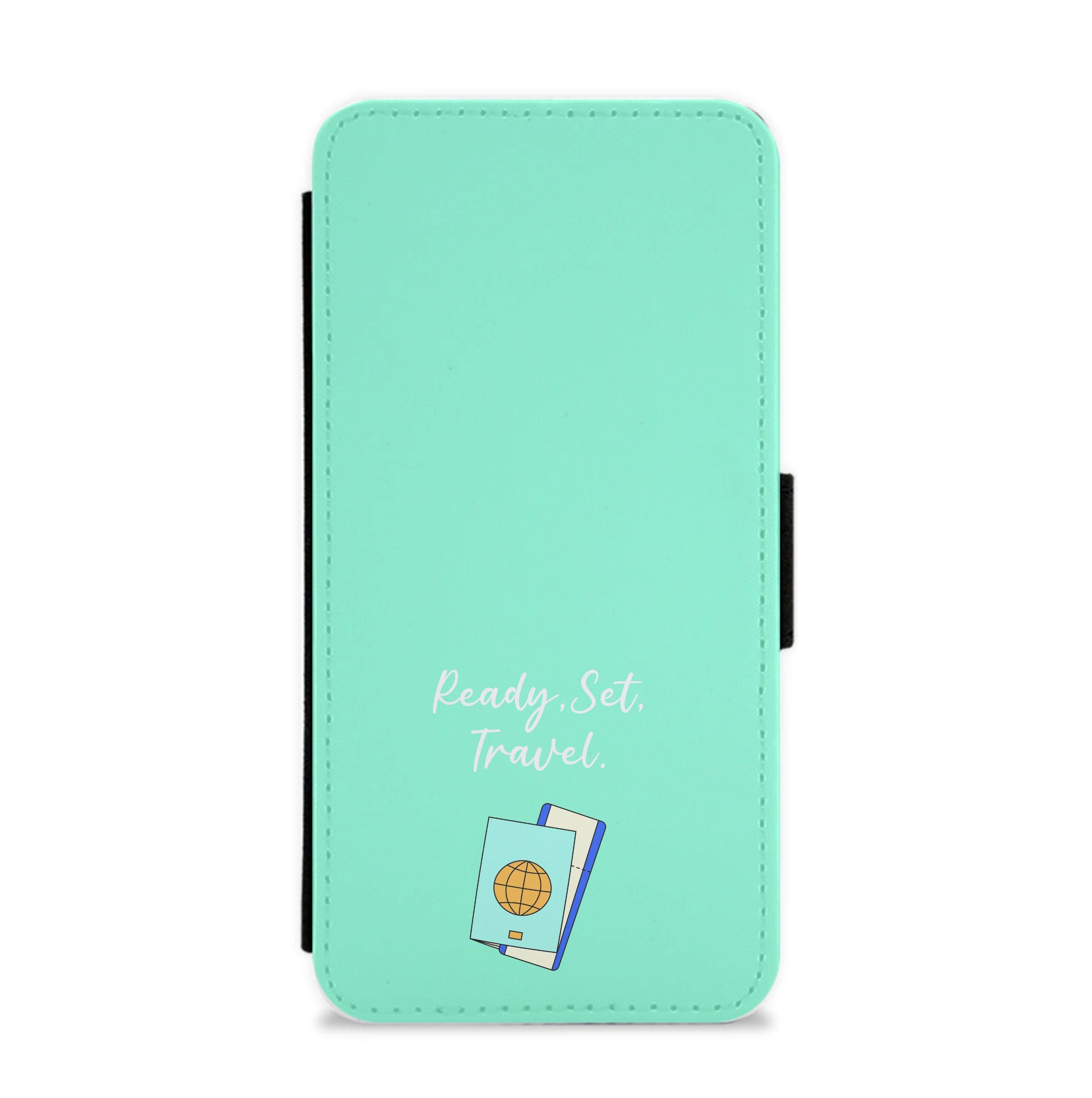 Ready Set Travel - Travel Flip / Wallet Phone Case