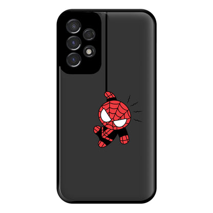 Gray Hanging Spider Hero Galaxy A53 Case