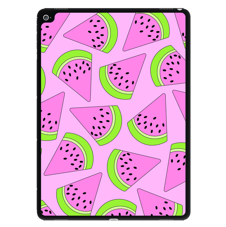 Pink Watermelon Pattern - Summer iPad Case