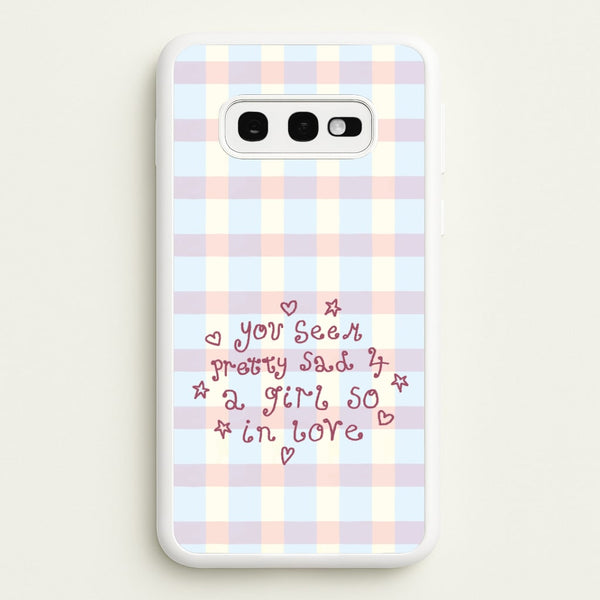 Dreamy Plaid Galaxy S10e Case
