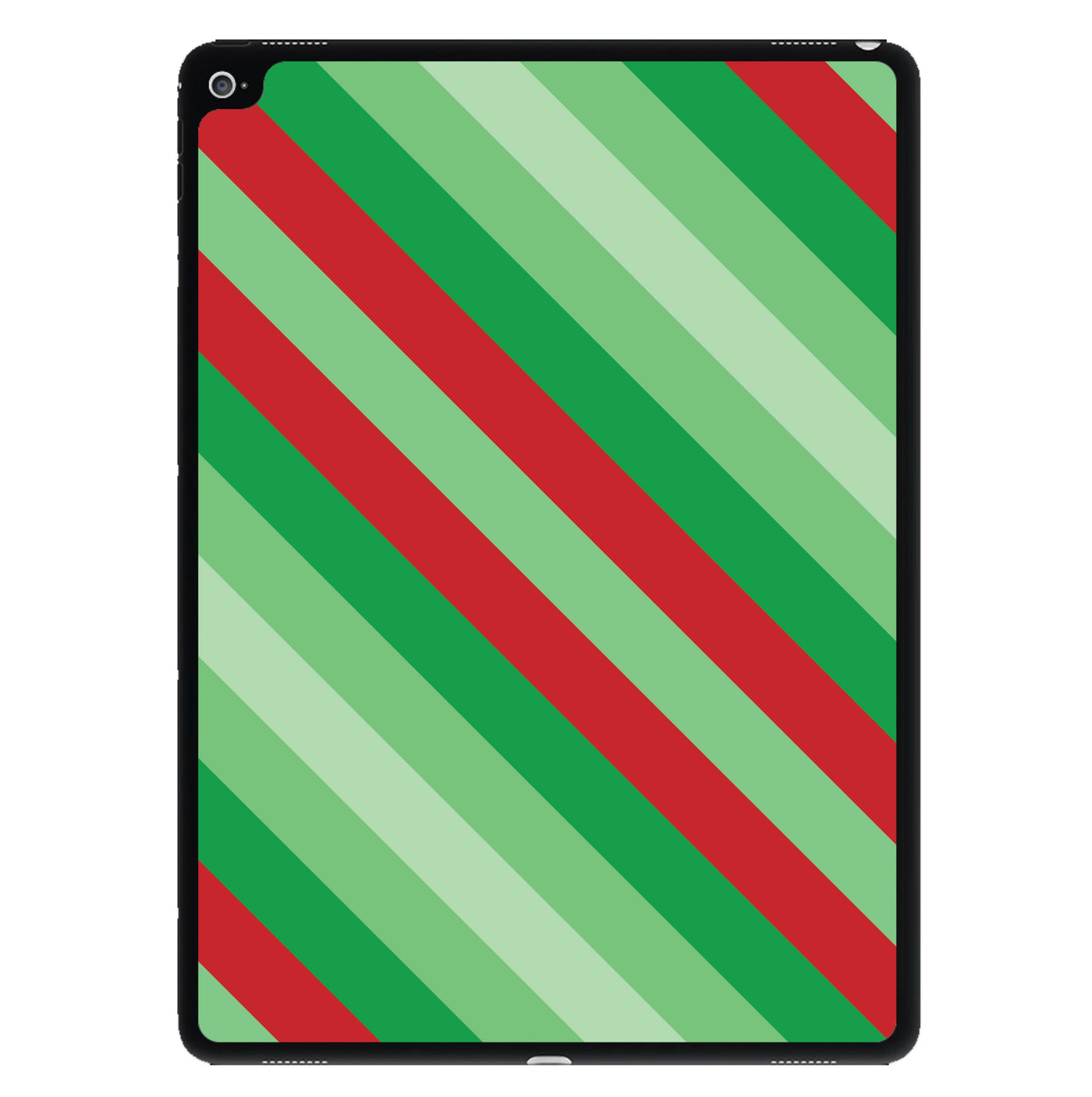 Wrapping Paper Green Pattern iPad Case