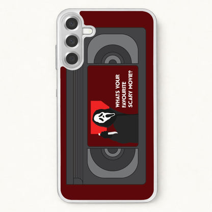 Horror Movie 7 VHS Tape Galaxy A17 Case