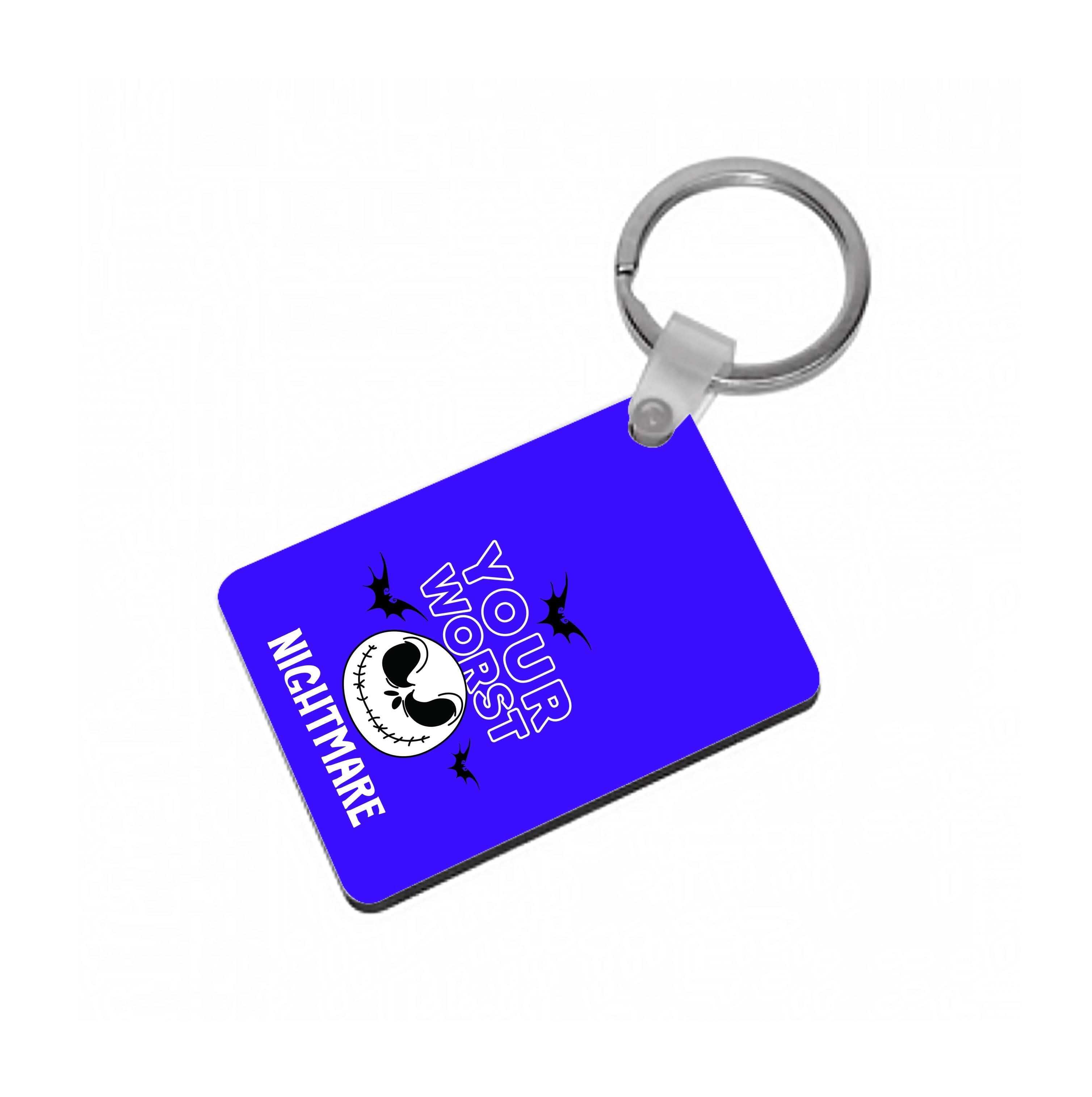 Your Worst Nightmare Purple Keyring