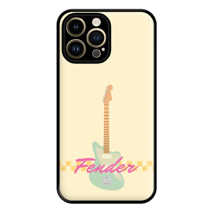 Blue Guitar Fender iPhone 15 Pro Case