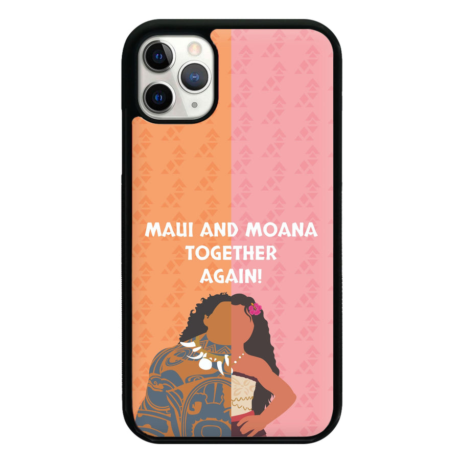 Maui And Moana Together Again Phone Case