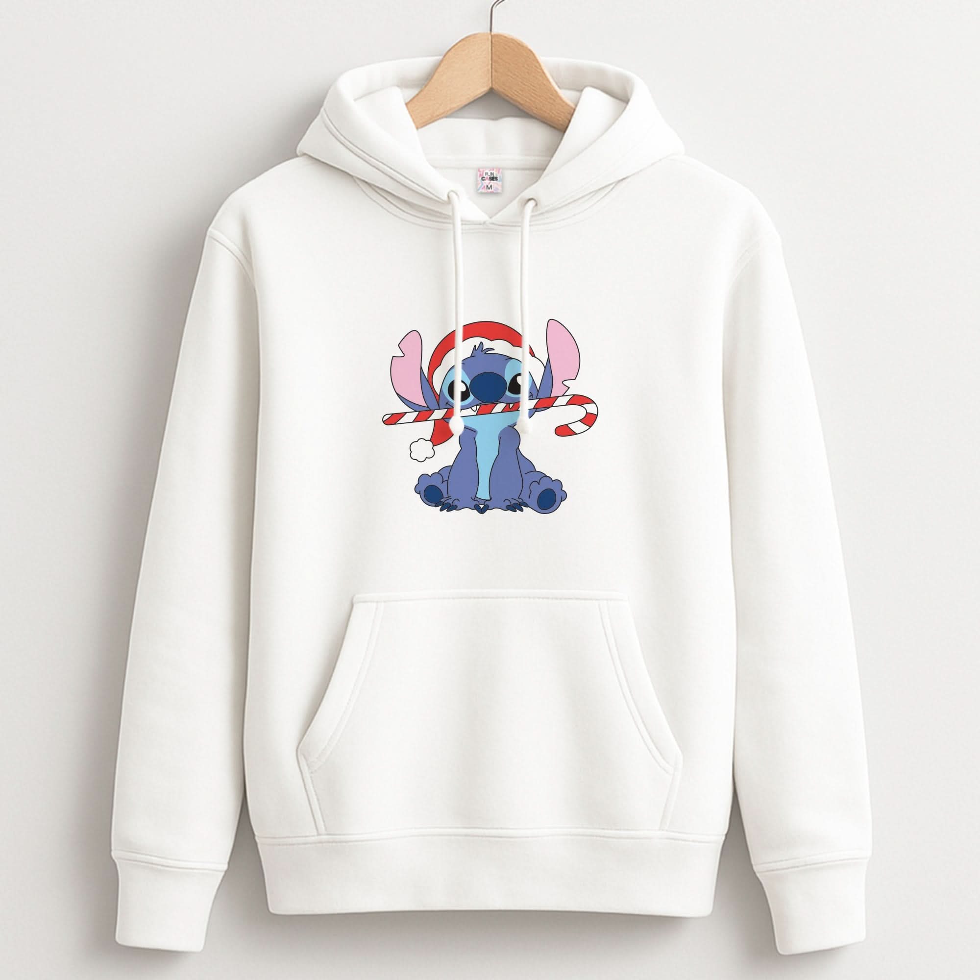 Cute Blue Alien Candycane Hoodie