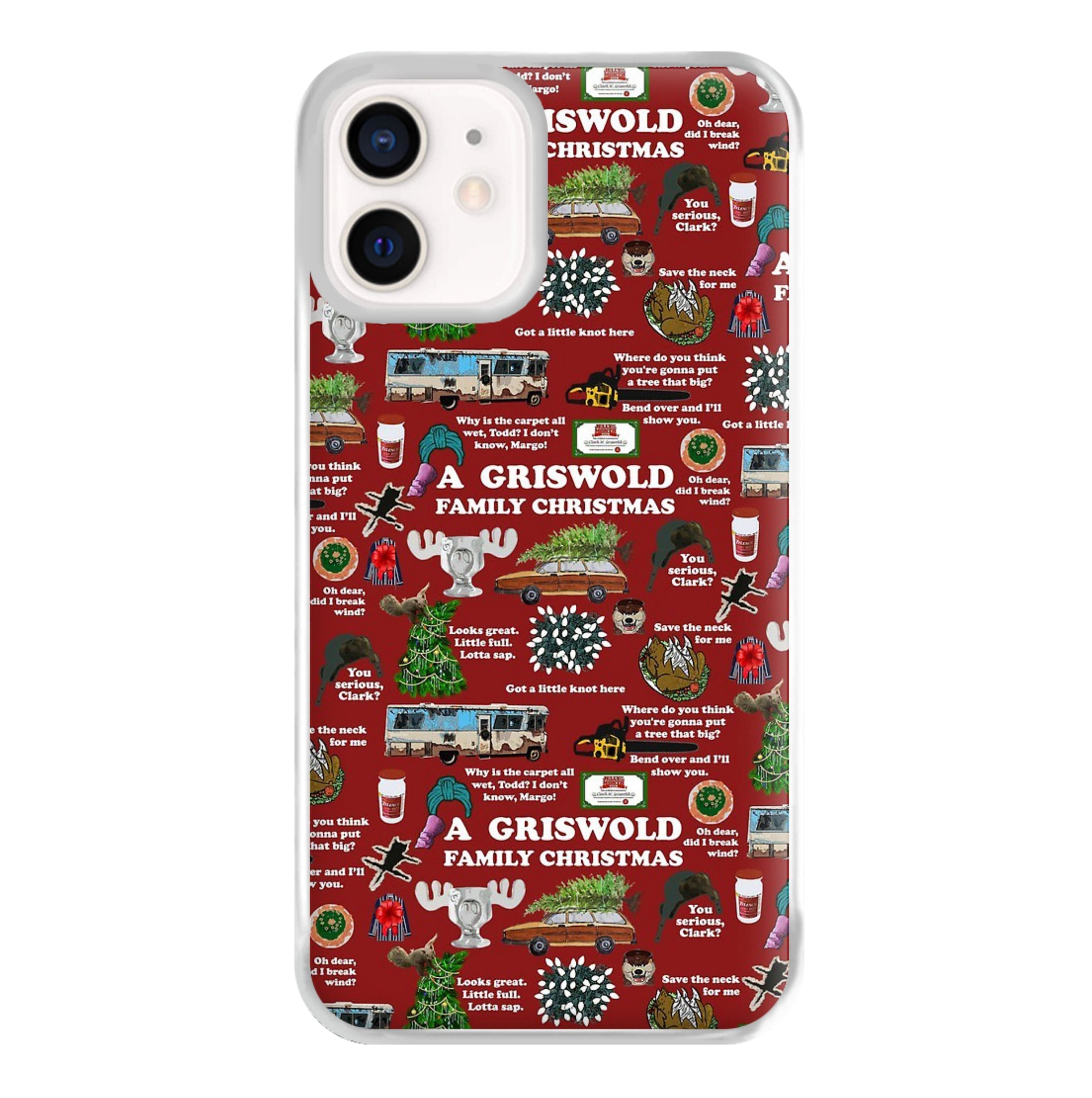 Christmas Holiday Collage Phone Case