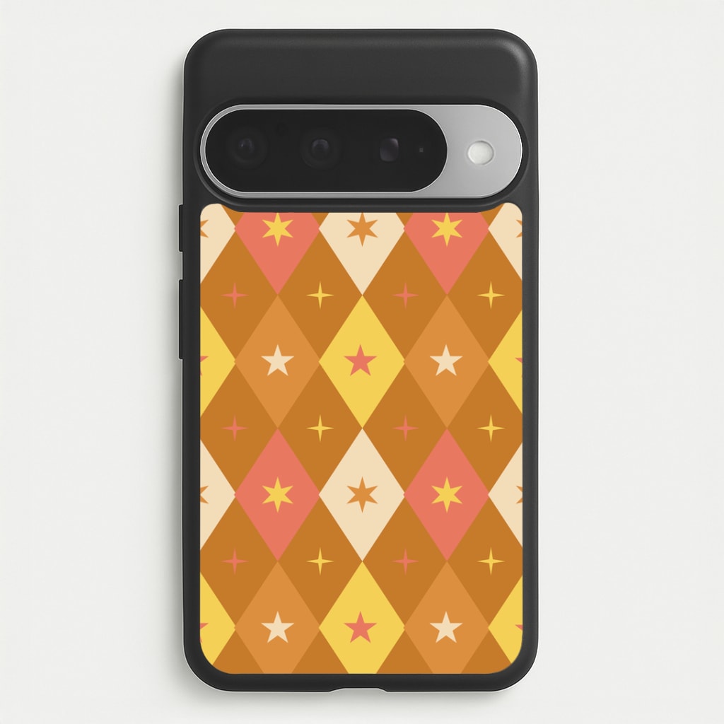 Retro Christmas Argyle Pattern Google Pixel 10 Pro XL Case