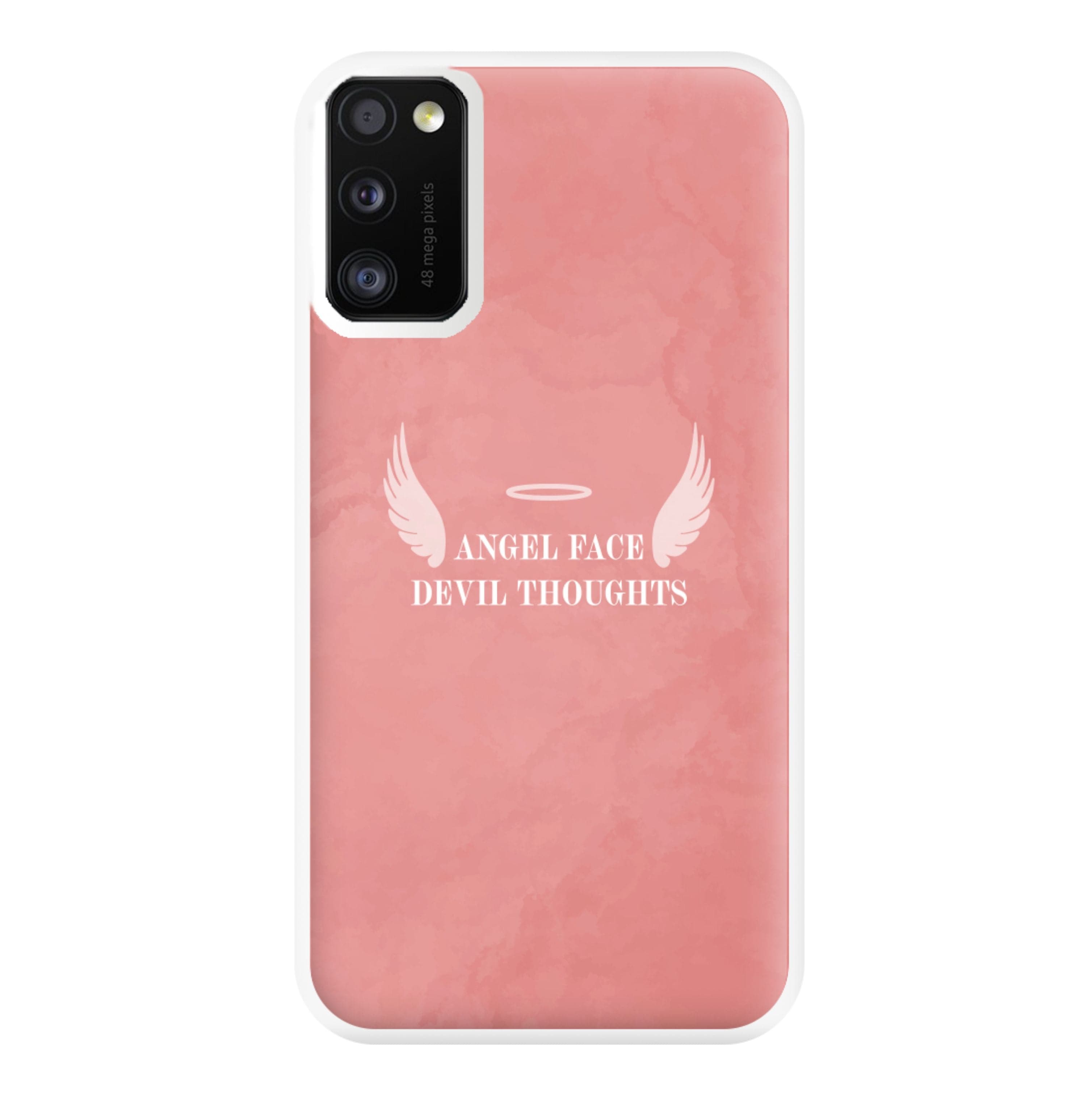 Angel Face Devil Thoughts Phone Case