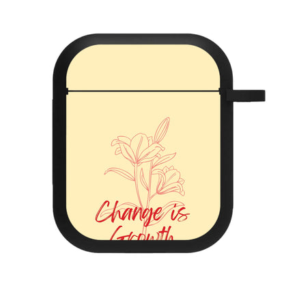 Change Is Growth Orchid AirPods Case