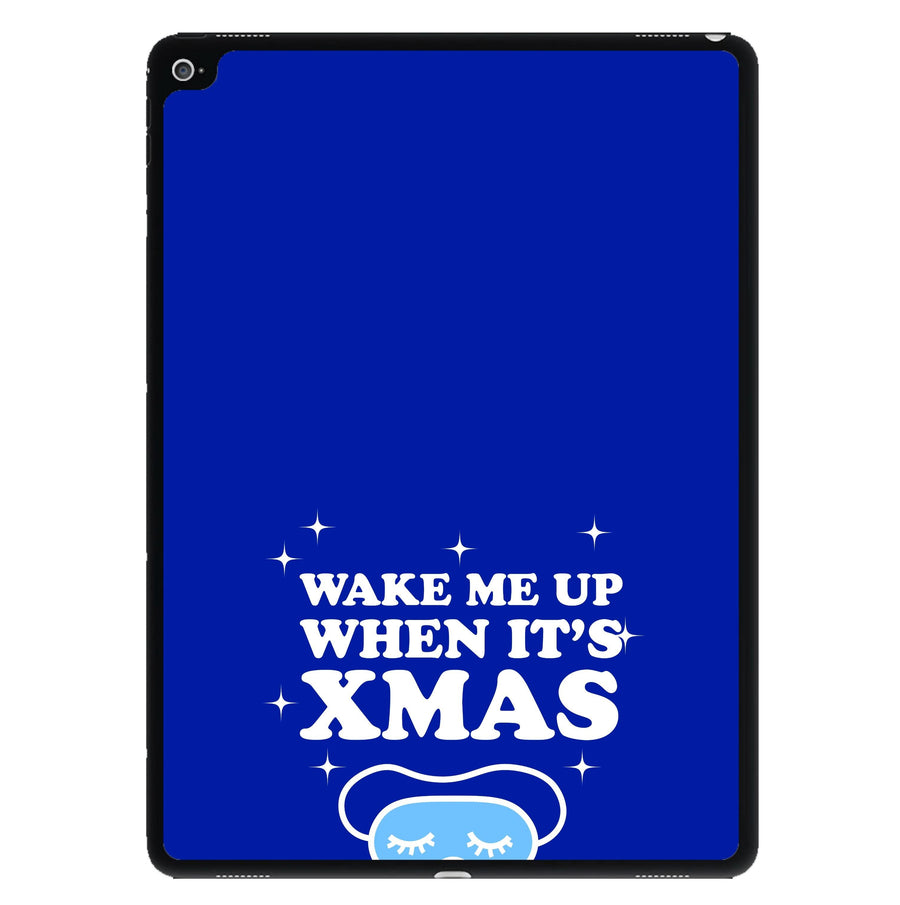 Wake Me Up When Its Xmas iPad Case