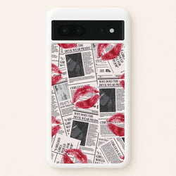 Front Page Kisses Google Pixel 7 Case