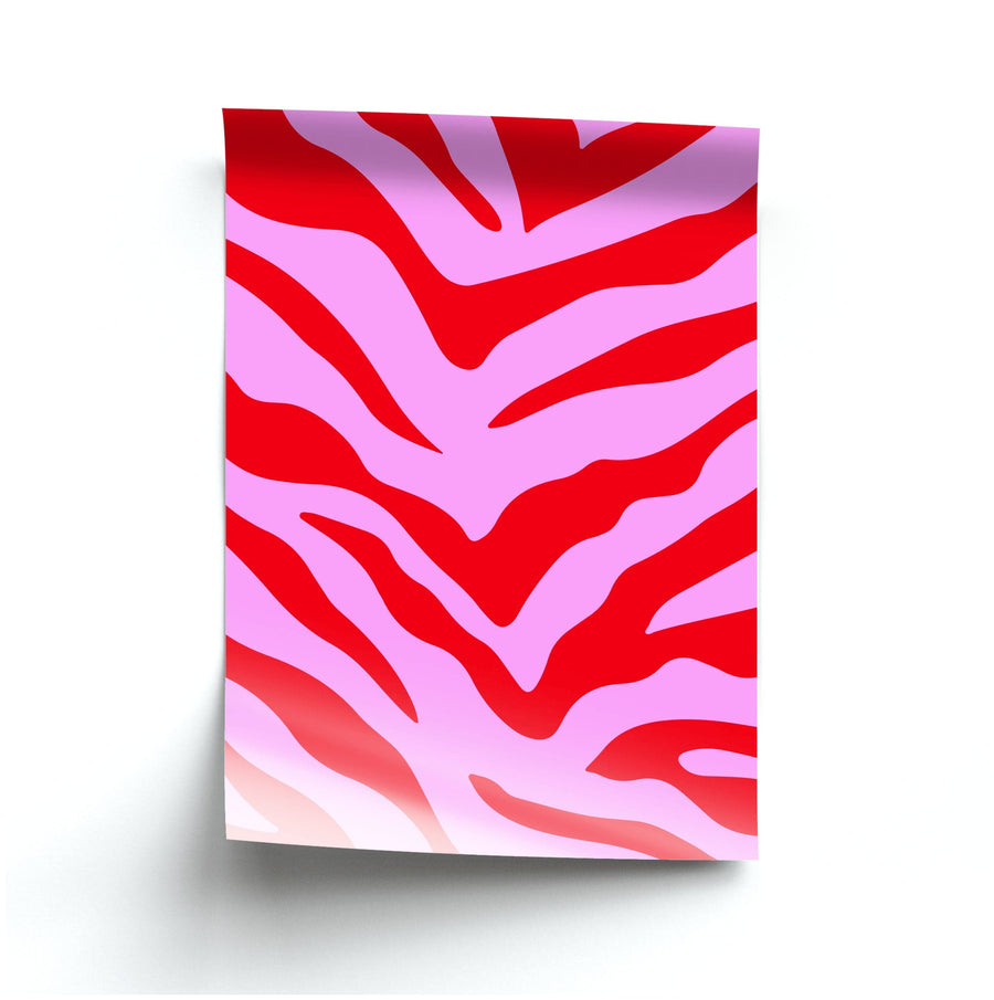 Pink Zebra - Animal Patterns Poster