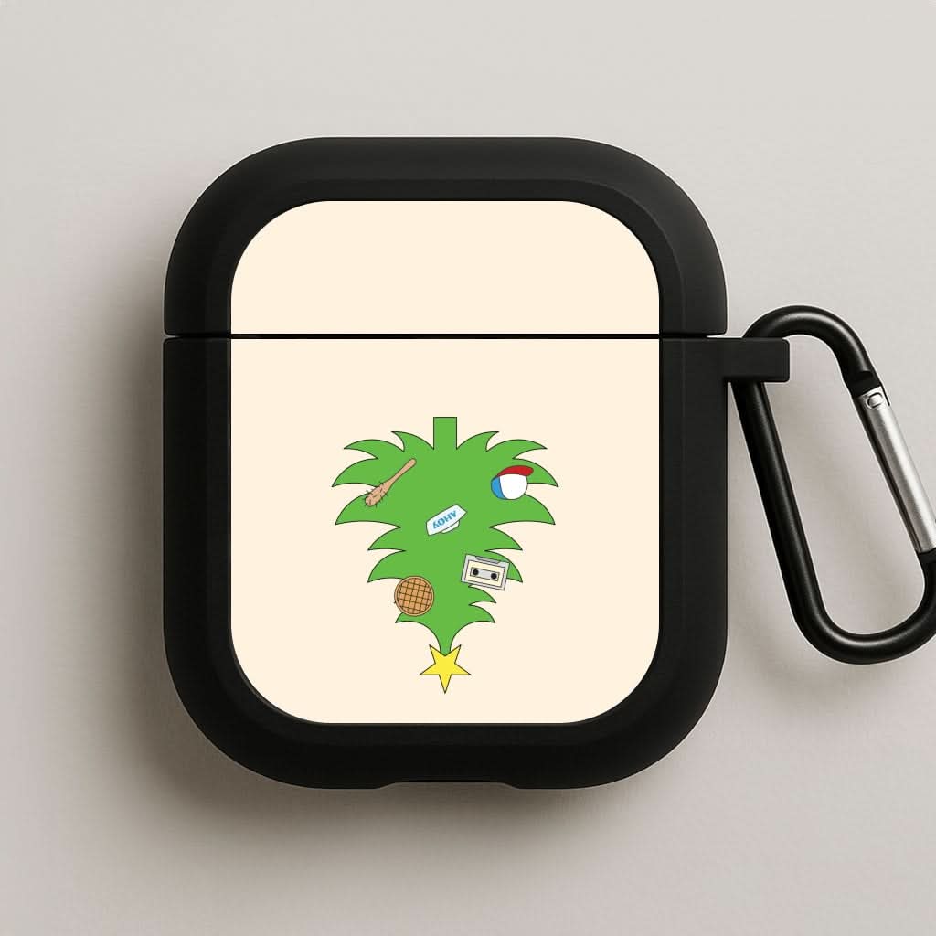 Upside Down Christmas Tree AirPods Case