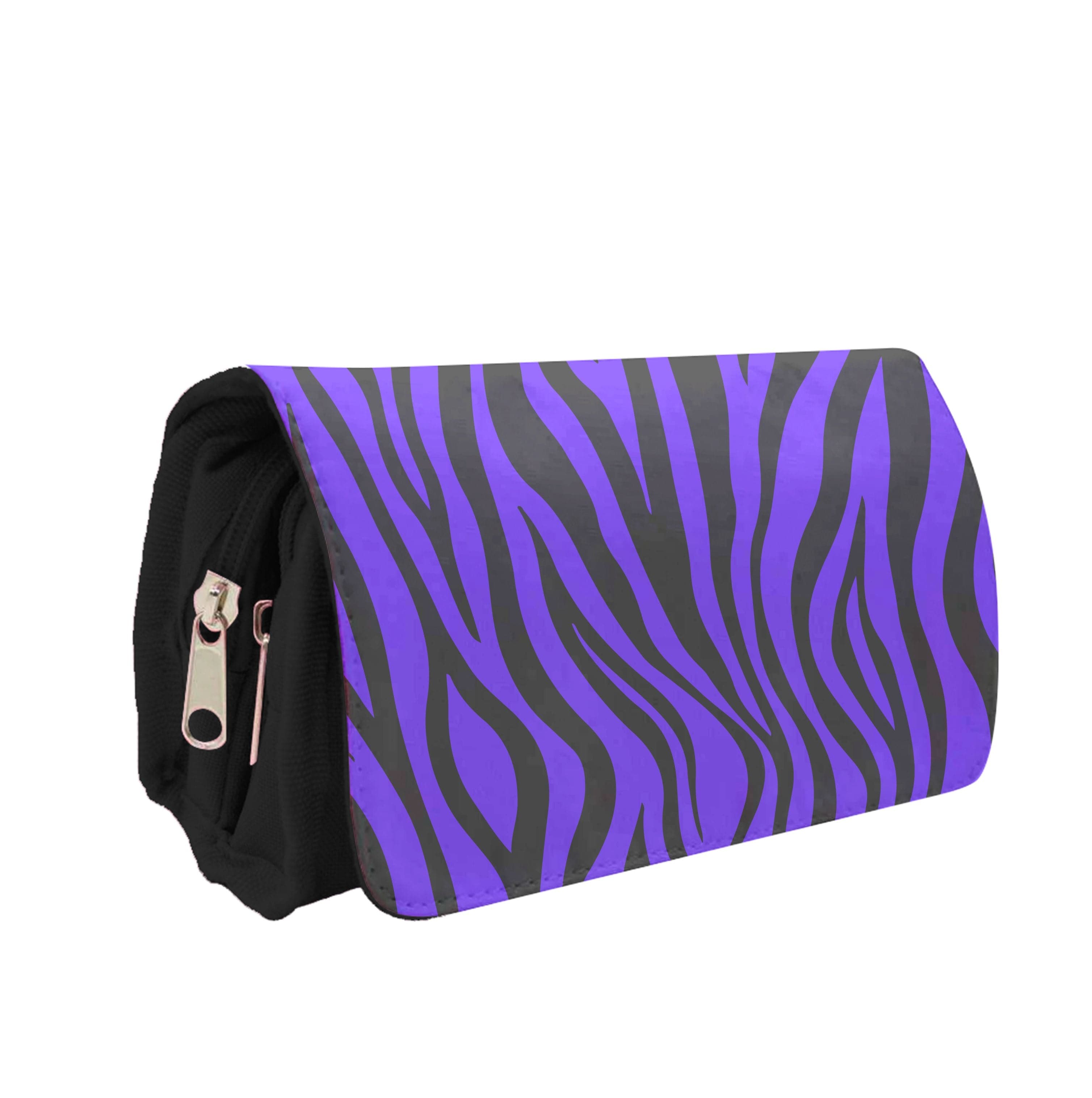 Purple Zebra - Animal Patterns Pencil Case