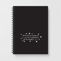 Lighting Up The Sky Tonight Notebook