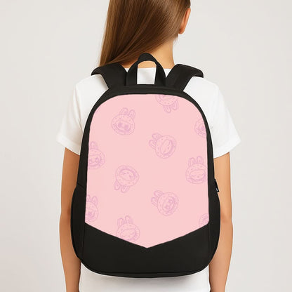 Monsters Outline Pattern II School Bag
