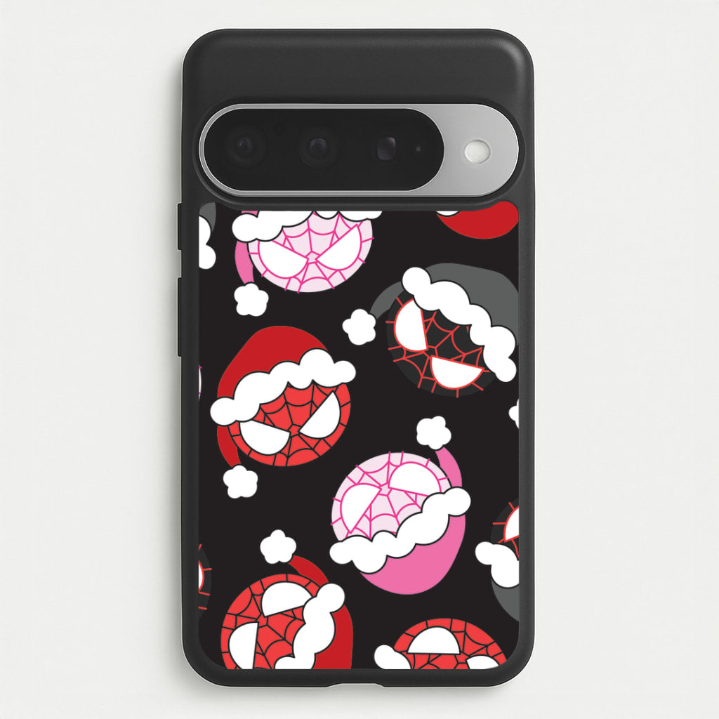 Spider Heroes Christmas Pattern Google Pixel 10 Pro XL Case