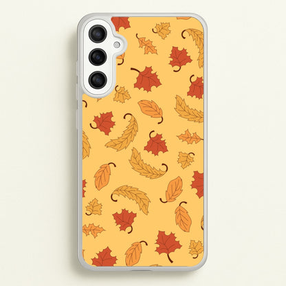 Leaves Assortment Pattern Galaxy A36 Case