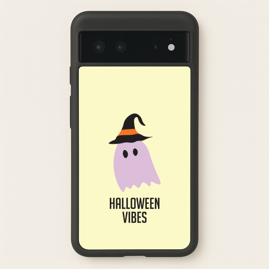 Purple Ghost Halloween Vibes Google Pixel 6 Case