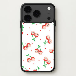 Cherry Angels Pattern iPhone 17 Pro Max Case