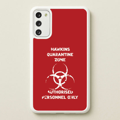 Hawkins Quarantine Zone Galaxy S20FE Case