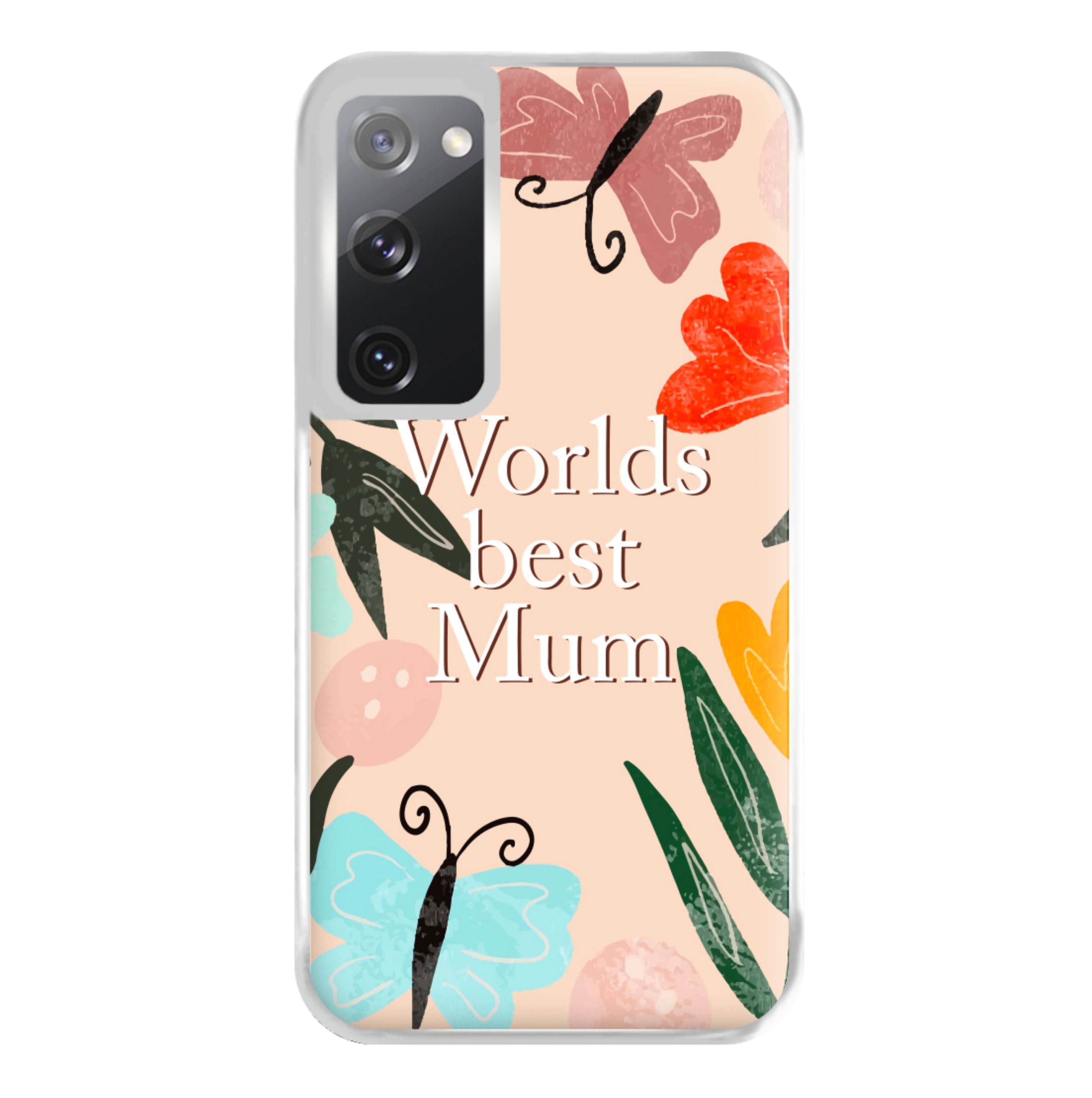 Worlds Best Mum - Floral Mother's Day Phone Case