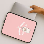 Cute Monster 2025 Pink Laptop Sleeve 2