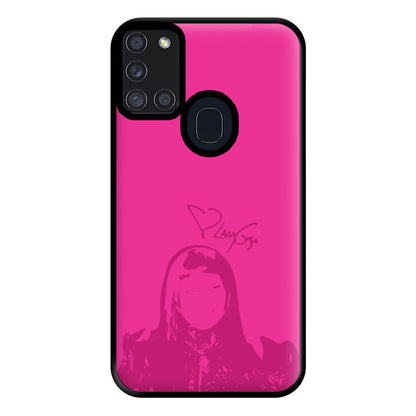 Pink Gaga Silhouette  Galaxy A21s Case
