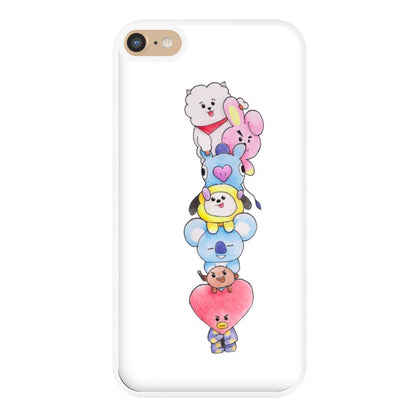 K-Pop Band BT21 Drawing Phone Case