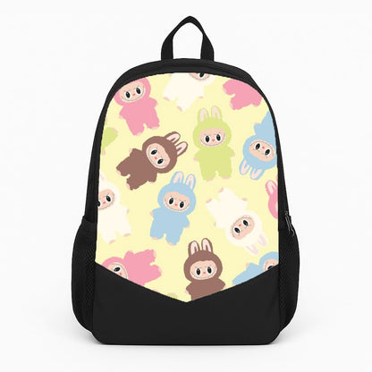 Colourful Little Monsters Pattern Backpack