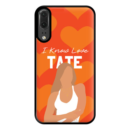 I Know Love Pattern Huawei P20 Case