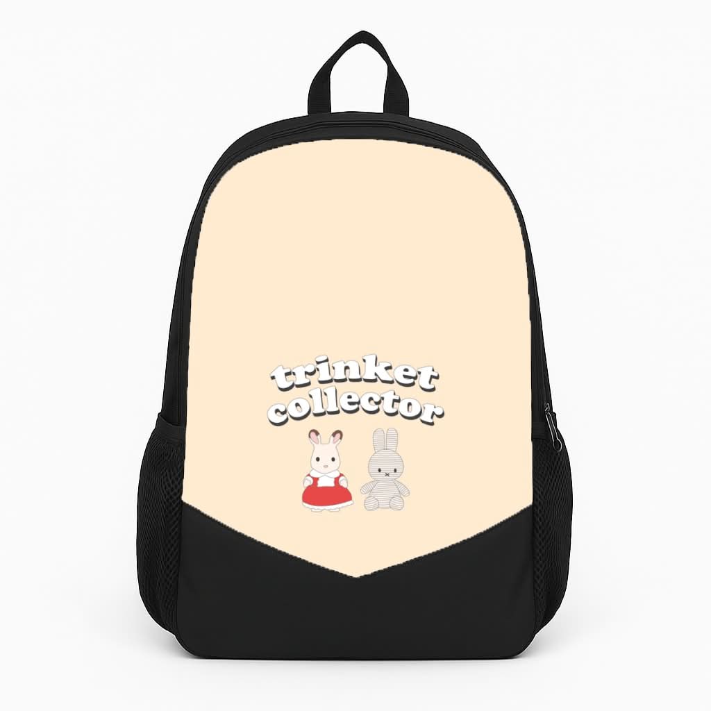 Trinket Collector Biege Backpack