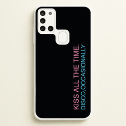 Disco Occasionally Text Galaxy A21s Case