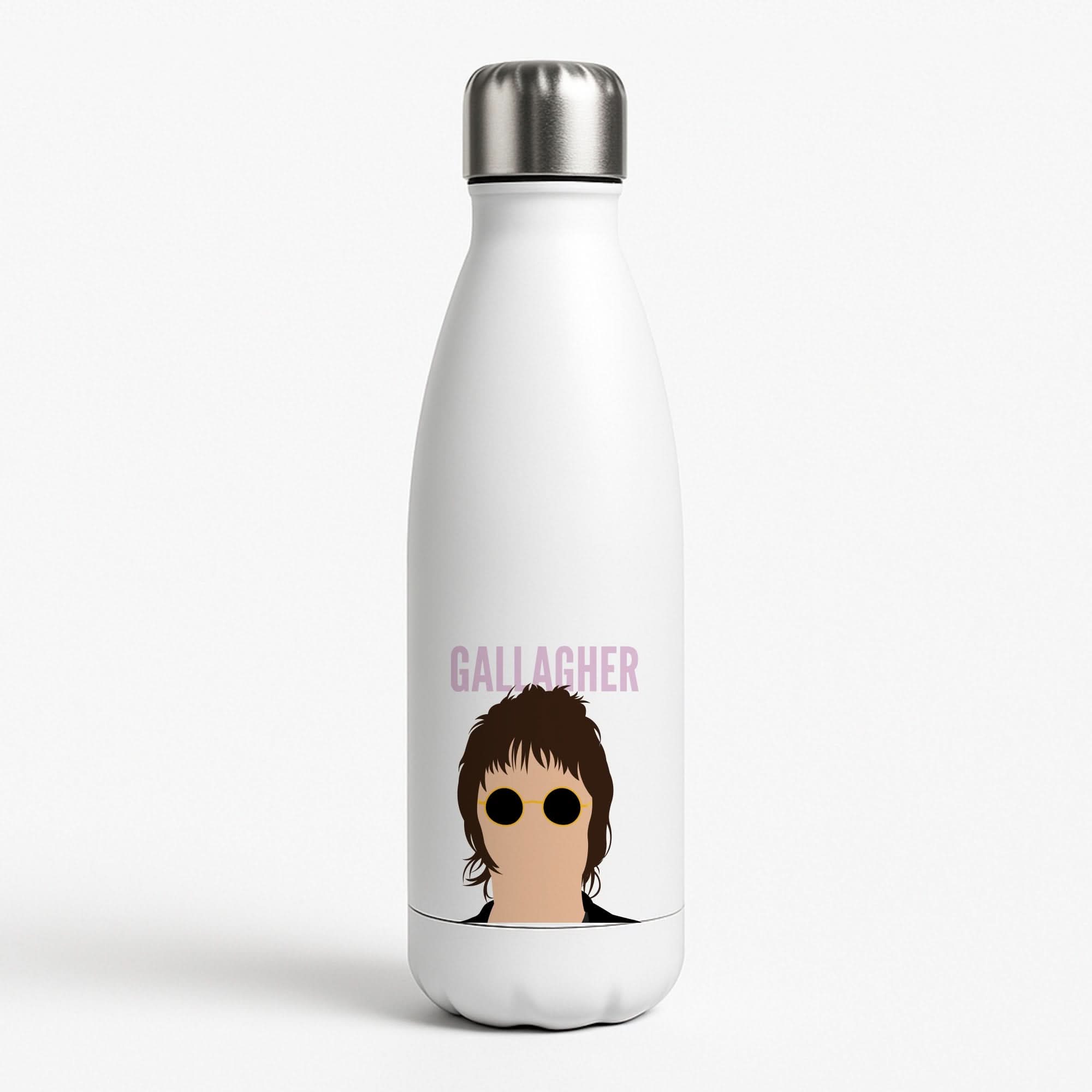 Rock Band Member Purple White Water Bottle