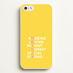 Mother Anagram iPhone 5 / 5s / SE 2016 Case