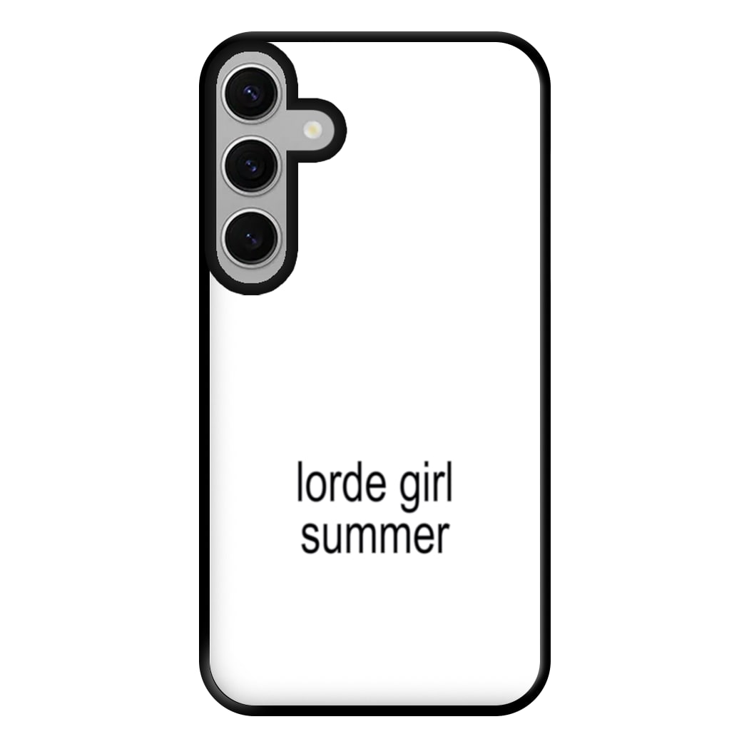 Lorde Girl Summer Galaxy S24FE Case
