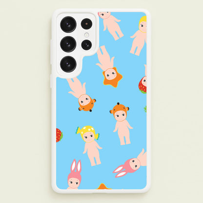 Angels Pattern Galaxy S22 Ultra Case